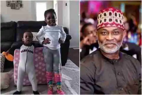 Nollywood Actor, RMD, Shares Adorable Photo Of His Grandchildren